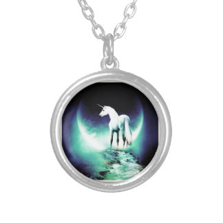 Unicorn Silver Plated Necklace