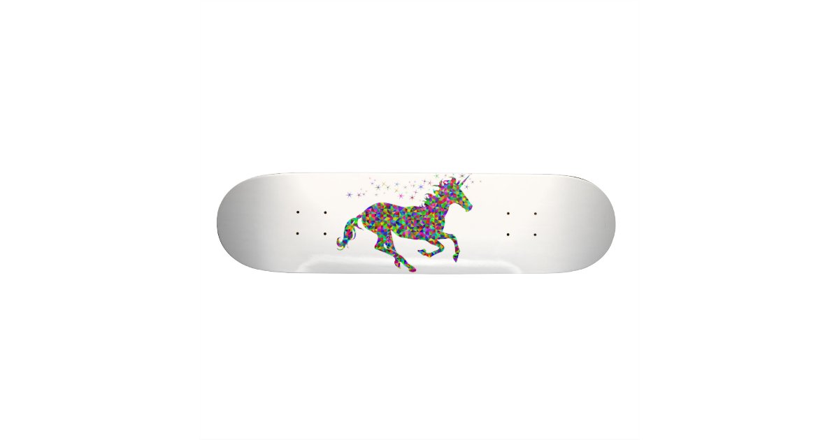 unicorn skateboard deck