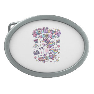 Unicorn Skateboarding Unicorn Bold Typography Shir Belt Buckle