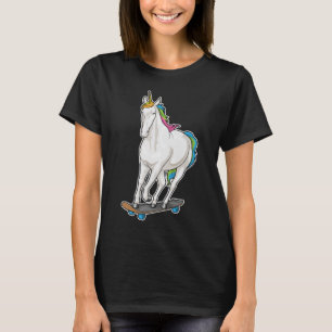 Unicorn Skater Skateboard T-Shirt