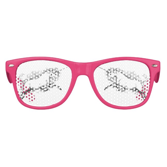 unicorn sketch fantasy art story trendy fashion kids sunglasses (Front)