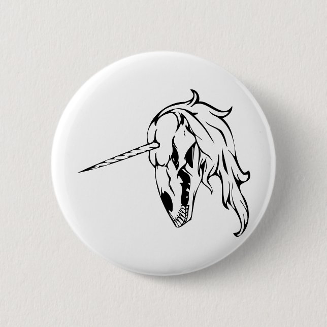 Unicorn Skull Button (Front)