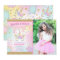 Unicorn Slime Birthday Invitation Slime Party