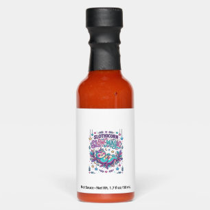 Unicorn Slothicorn Slow Magic Colorful Marketplace Hot Sauces