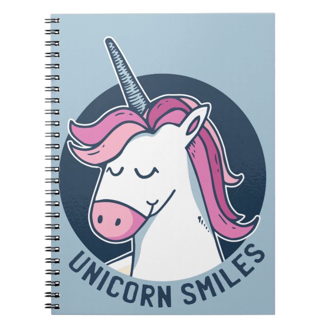 Unicorn Smiles Notebook (Front)