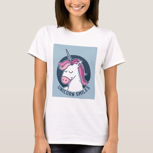 Unicorn Smiles T-Shirt (Front)