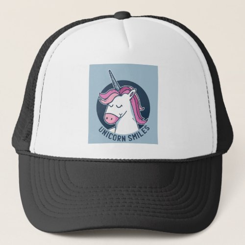 Unicorn Smiles Trucker Hat