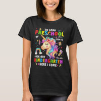 Unicorn So Long Pre K Graduation Kindergarten Here