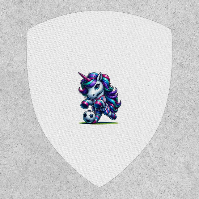 Unicorn Soccer Team Player Tank Top Patch (Front)