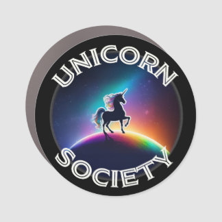 Unicorn Society Car Magnet