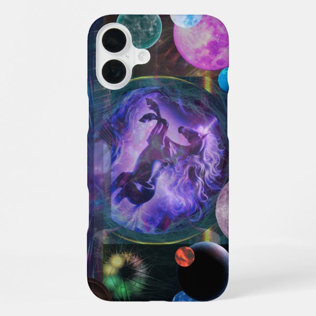 Unicorn Space iPhone 13 case (Back)