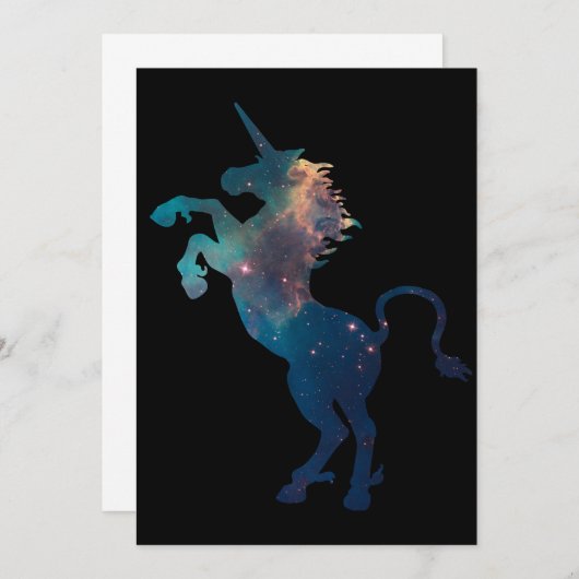 Unicorn Space Pattern (Front/Back)