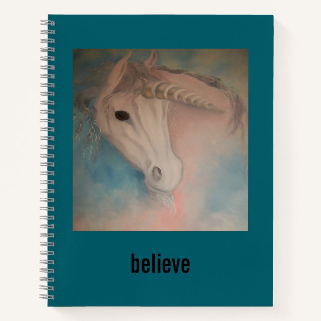 Unicorn Spiral Notebook (Front)