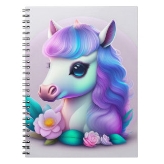 Unicorn Spiral Photo Notebook