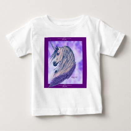 unicorn splash scene baby T-Shirt