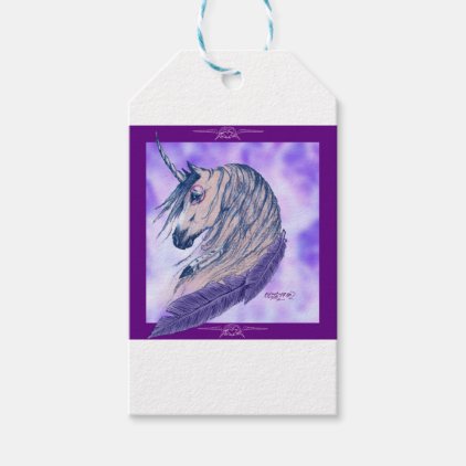 unicorn splash scene gift tags