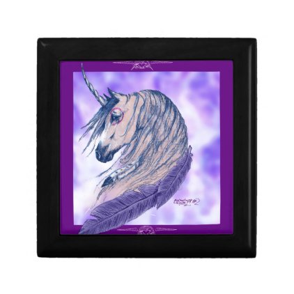 unicorn splash scene jewelry box