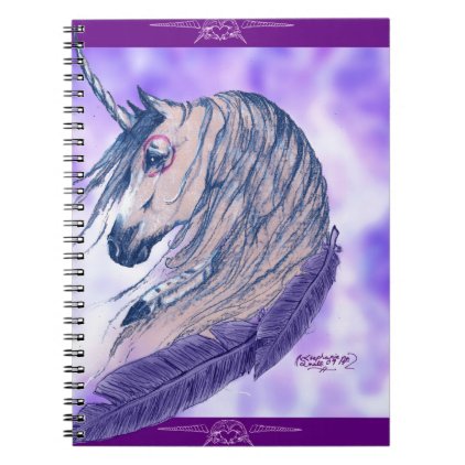 unicorn splash scene notebook