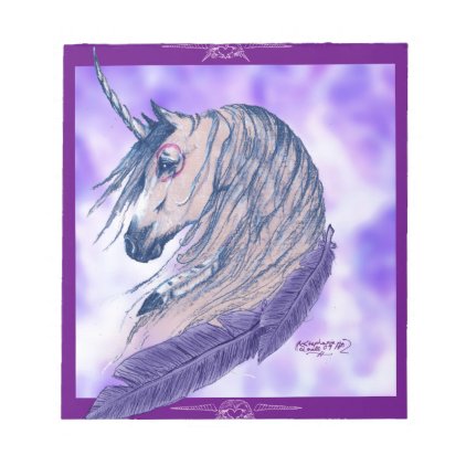unicorn splash scene notepad