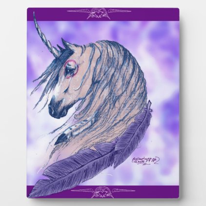 unicorn splash scene plaque