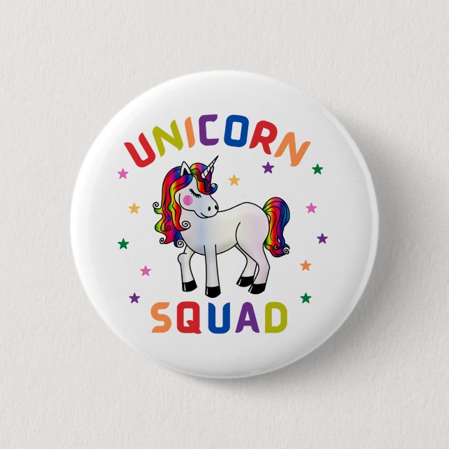 Unicorn Squad Button (Front)