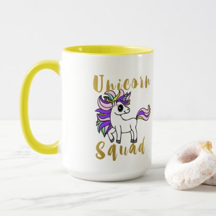 unicorn Squad, Colorful Pony Mug
