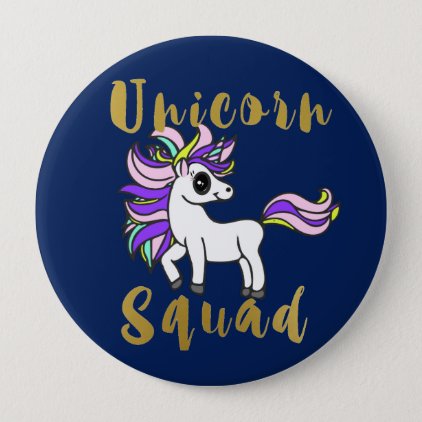 Unicorn Squad large Kawaii unicorn Button