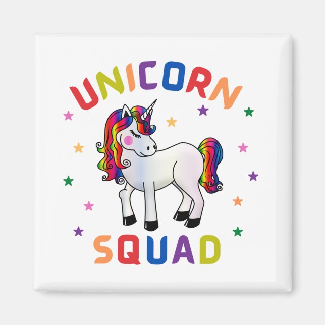 Unicorn Squad Magnet (Front)