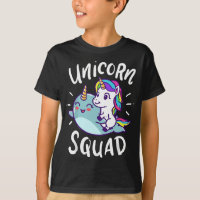 Unicorn Squad Narwhal Funny Cute Birthday Party Pr