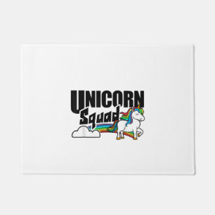 Unicorn Squad Rainbow Unicorns Lover Funny T-Shirt Doormat