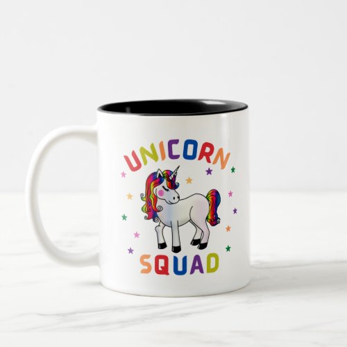 Unicorn Squad Two_Tone Coffee Mug