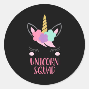 Unicorn Squad Unicorn Gift Classic Round Sticker