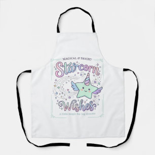 Unicorn Starcorn Wishes Adorable Apparel Graphic_1 Apron