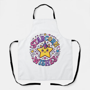 Unicorn Starcorn Wishes Commercial Print on Demand Apron