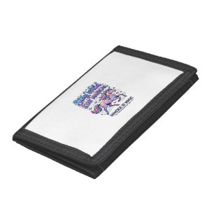 Unicorn Stay Wild Stay Magical Commercial Typograp Trifold Wallet