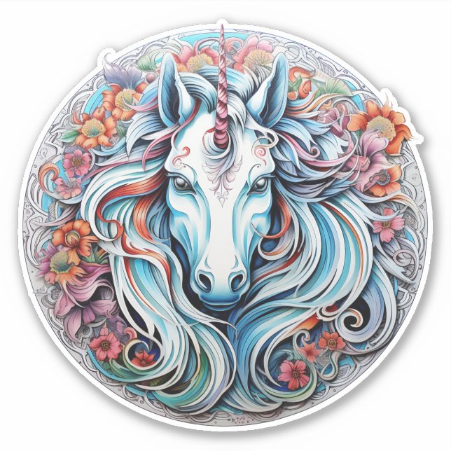 Unicorn Sticker (Front)