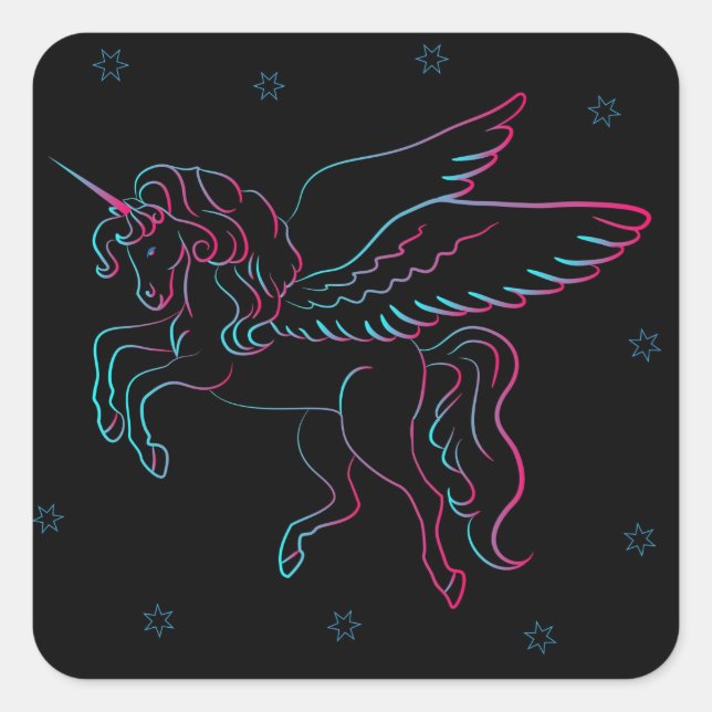 unicorn stickers (Front)