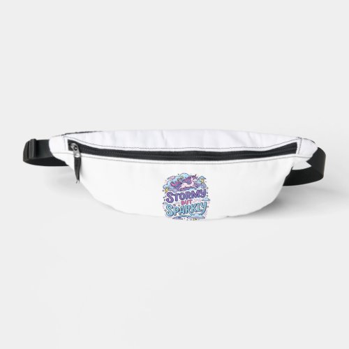 Unicorn Stormy but Sparkly Retro Style Cute Gift D Fanny Pack