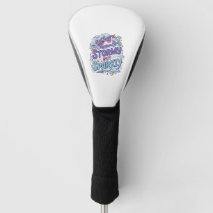 Unicorn Stormy but Sparkly Retro Style Cute Gift D Golf Head Cover