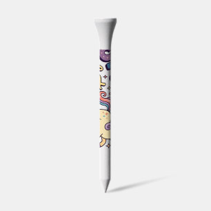Unicorn Stormy but Sparkly Whimsical Merch Design_ Golf Tees