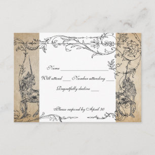 Unicorn Storybook rsvp with envelopes