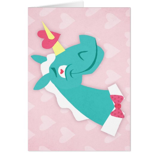 Unicorn Struck by Love Cards (Front)