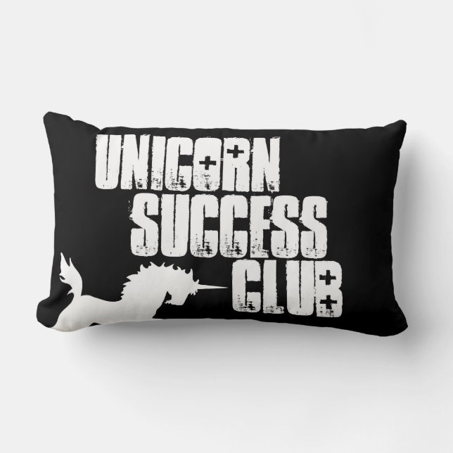 Unicorn success club/stabby pillow (Front)