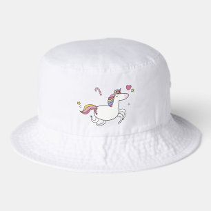 Unicorn Sun Hat Bucket Buckethat White Girls Girly
