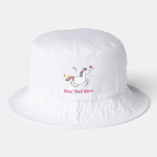Unicorn Sun Hat Personalized Custom Bucket Girls