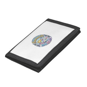 Unicorn Sunshine After Sparkles POD Ready Marketpl Trifold Wallet