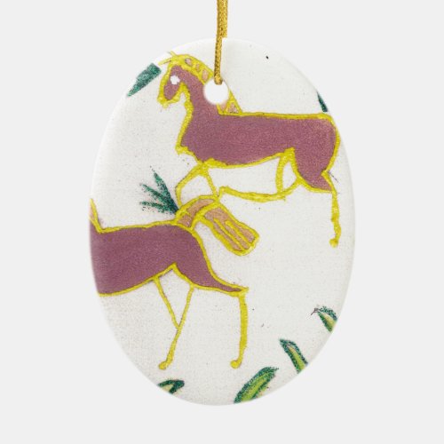 Unicorn  Sunshine Ceramic Ornament