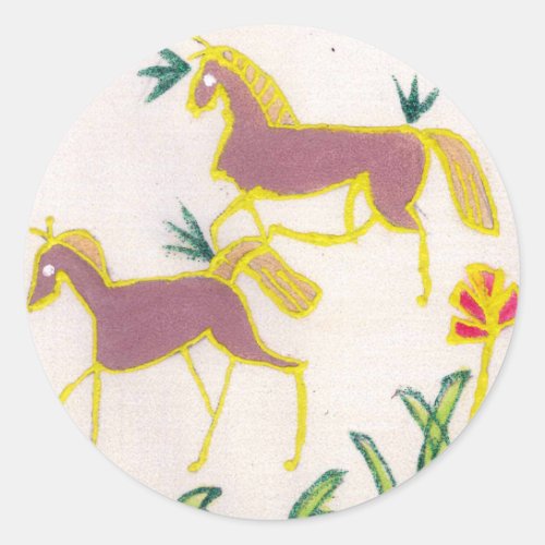 Unicorn  Sunshine Classic Round Sticker