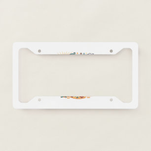 Unicorn Sunshine Hooves Commercial Sticker and Shi License Plate Frame