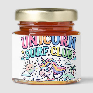 Unicorn Surf Club Honey Jar Favors